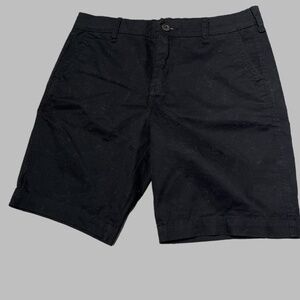 Aeropostale Mens Chino Black Shorts Size 31 Flat Front